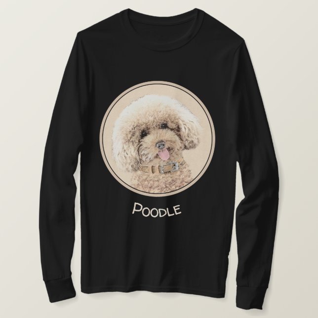 Camiseta Arroz de juguete en miniatura de perro crema marró (Anverso del diseño)