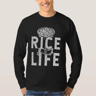 Camiseta Arroz Para Hombres Mujeres Arroz Platos Asiáticos