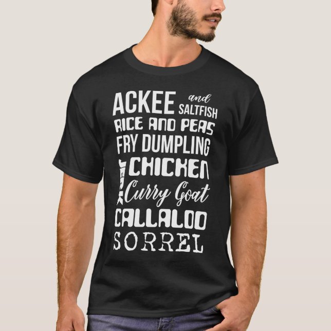 Camiseta Arroz Y Arroz De Pescado Y Arroz De Pea (Anverso)