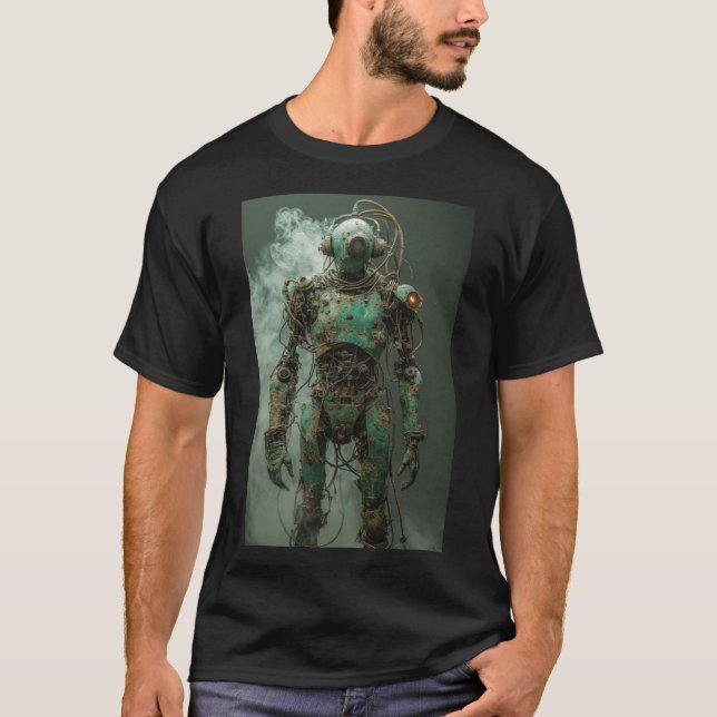 Camiseta Arroz y remanentes: Un Android Distópico (Anverso)