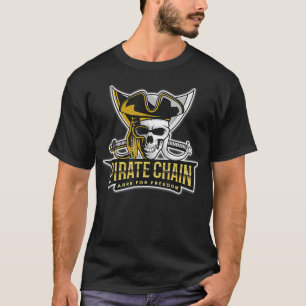 Camiseta Arrr De Cadena Pirata Por Moneda Cripta De Liberta