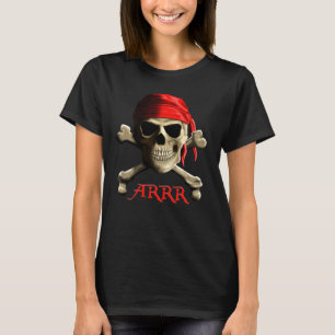Camiseta ARRR Habla Como Un Pirata Jolly Roger