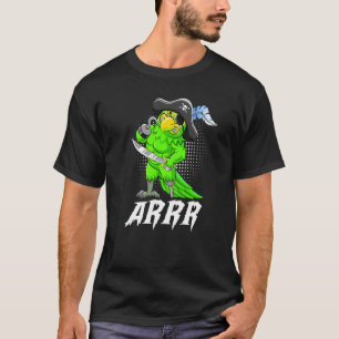 Camiseta Arrr Pirate Parrot Jolly Roger Halloween Costume D