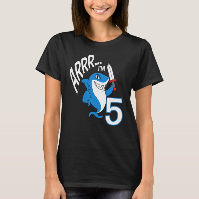 Camiseta Arrr, soy el célebre Fiesta de cumpleaños del tibu (Anverso)