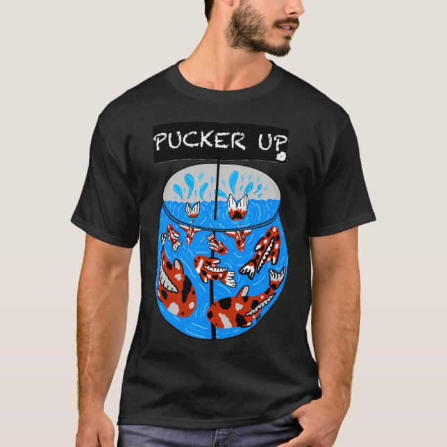 Camiseta Arruga koi pez (Anverso)