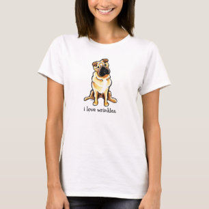 Camiseta Arrugas de amor chinas Shar Pei Off-Leash Art™