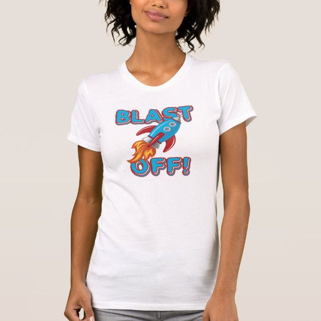 Camiseta Arruine apagado la nave de Rocket (Anverso)