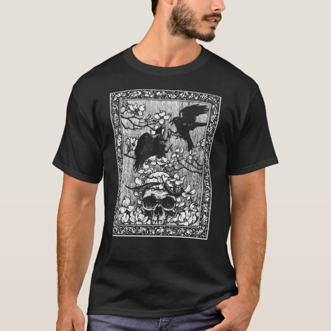 Camiseta Ars Memoria - Canto IX - Línea Blanca (Anverso)