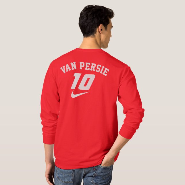 CAMISETA ARSENAL VAN PERSIE LEYENDA (Reverso completo)