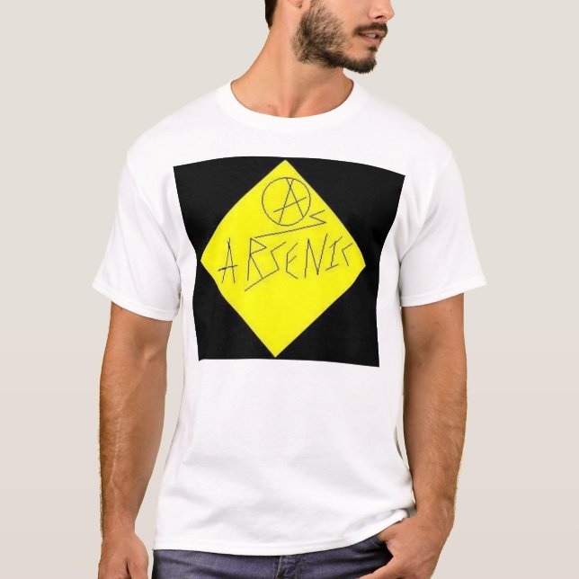 Camiseta arsénica del logotipo (Anverso)