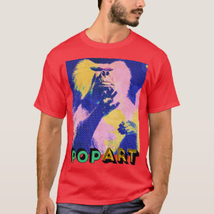 Camiseta Art Baboon Primate Retro