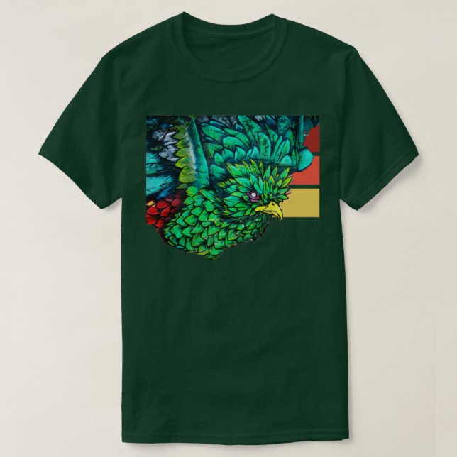 Camiseta Art Bird Guatemala Aves Souvenir Quetzal 6 (Diseño del anverso)