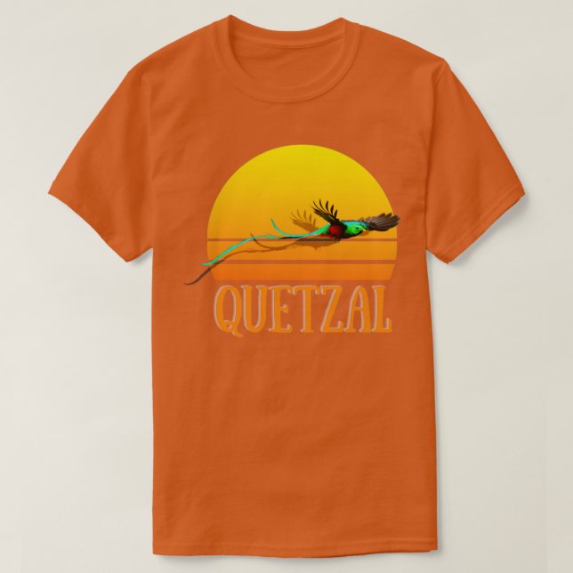 Camiseta Art Bird Guatemala Aves Souvenir Quetzal 7 (Diseño del anverso)
