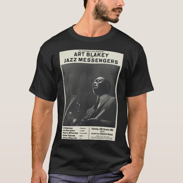 Camiseta Art Blakey Y Los Mensajeros Del Jazz (Anverso)