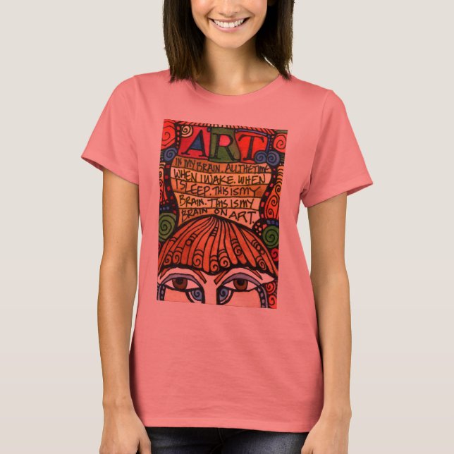 CAMISETA ART BRAIN (Anverso)