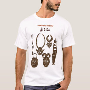 Camiseta ART de la TRIBAL AFRICANA