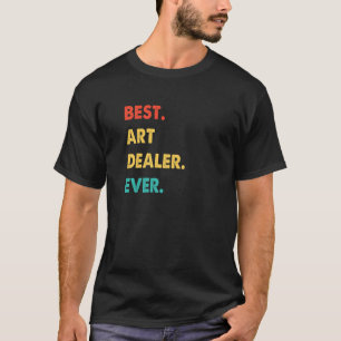 Camiseta Art Dealer Profesora Retro Mejor Comerciante De La