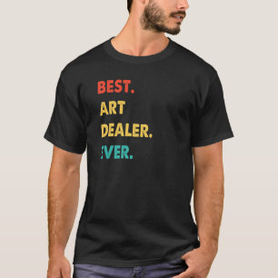 Camiseta Art Dealer Profesora Retro Mejor Comerciante De La