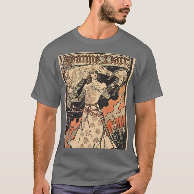 Camiseta Art déco de Alfonso Mucha (Anverso)