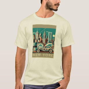 Camiseta Art Deco de Nueva York