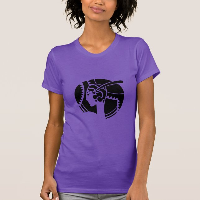 Camiseta Art Deco Lady (Anverso)