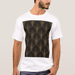 Camiseta Art deco: patrón geométrico clásico.