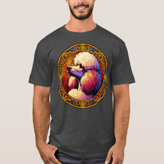 Camiseta Art Deco Standard Poodle Guay Poodle Art