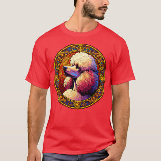 Camiseta Art Deco Standard Poodle Guay Poodle Art