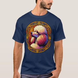 Camiseta Art Deco Standard Poodle Guay Poodle Art