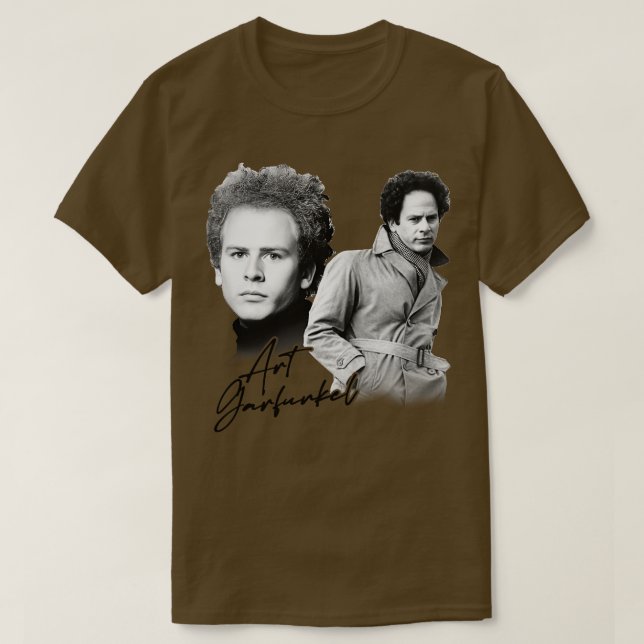 Camiseta Art Garfunkel Estilo Vintage Estético (Diseño del anverso)