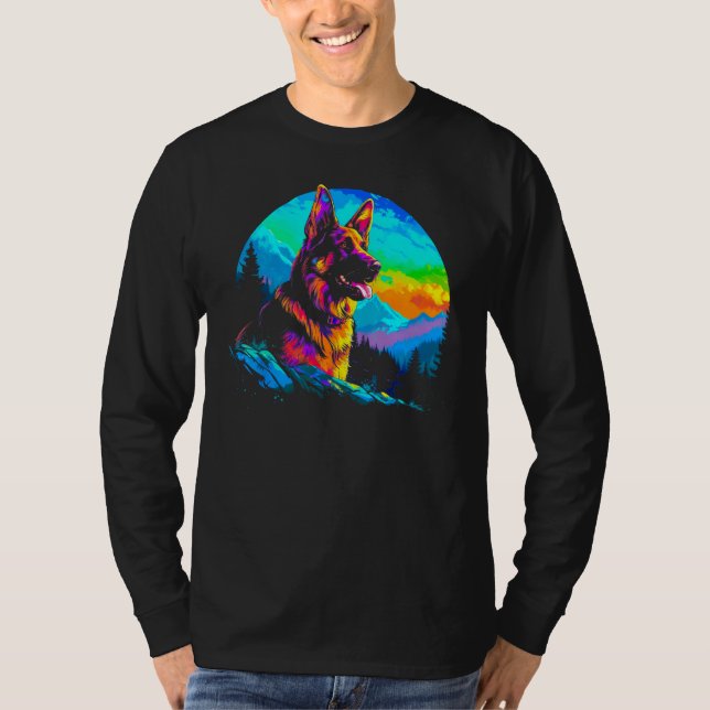 Camiseta Art German Shepherd 1 (Anverso)