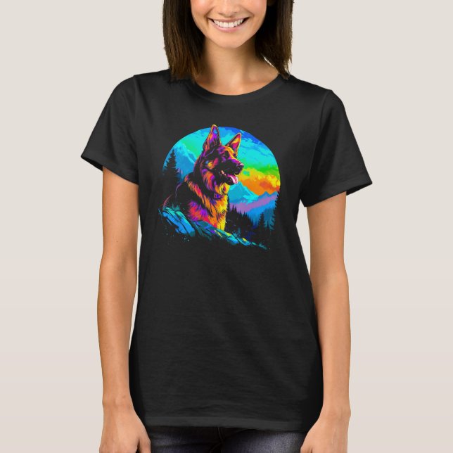 Camiseta Art German Shepherd 1 (Anverso)