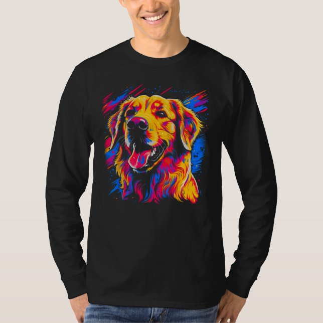 Camiseta Art Golden Retriever 1 (Anverso)
