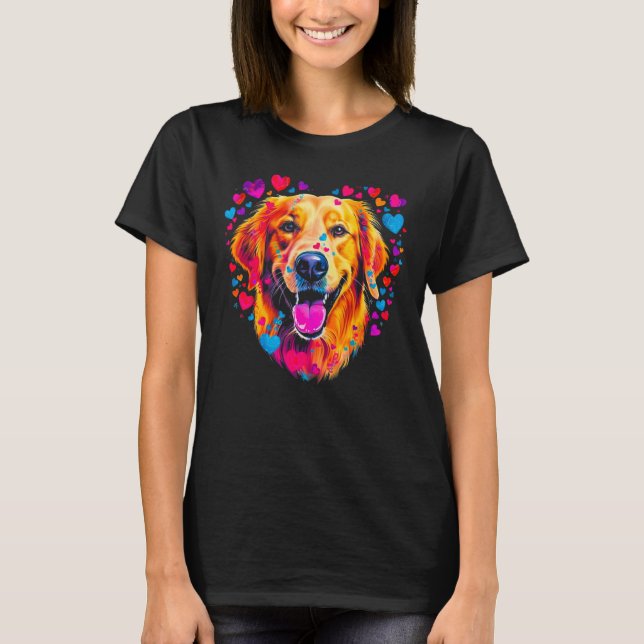 Camiseta Art Golden Retriever Dog  Best Friend (Anverso)