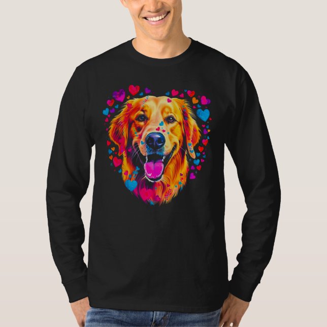 Camiseta Art Golden Retriever Dog  Best Friend (Anverso)