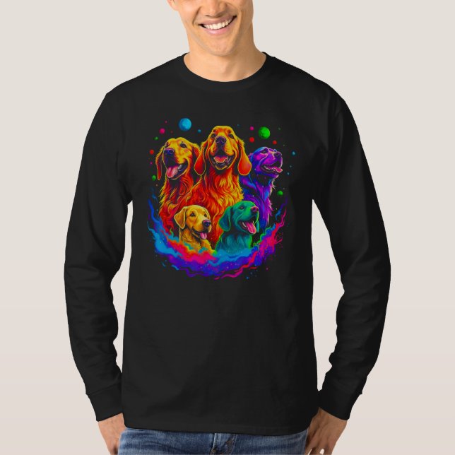 Camiseta Art Golden Retriever Dog Best Friends (Anverso)