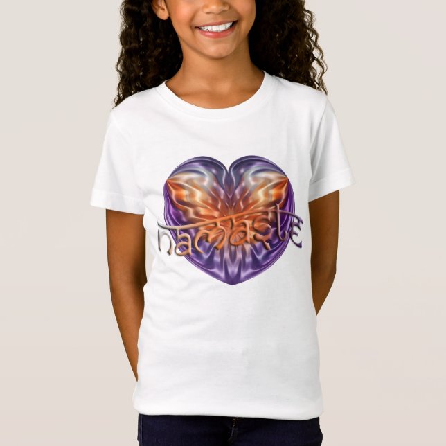 Camiseta ART Heart NAMASTE (Anverso)