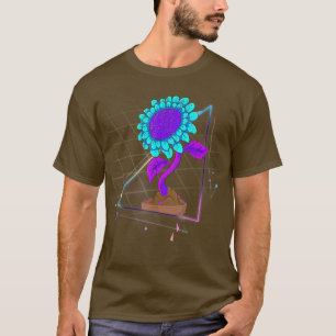 Camiseta Art Hippie Flor Estética Floral Vaporwave S