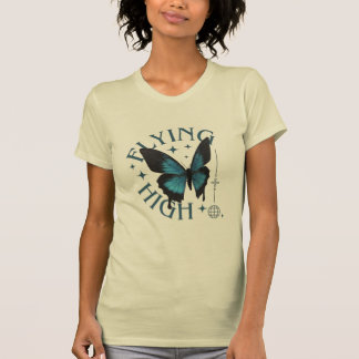 Camiseta art nature phrase flying high