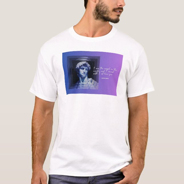 Camiseta Art Never Dies t-shirt | David Sculpture (Anverso)