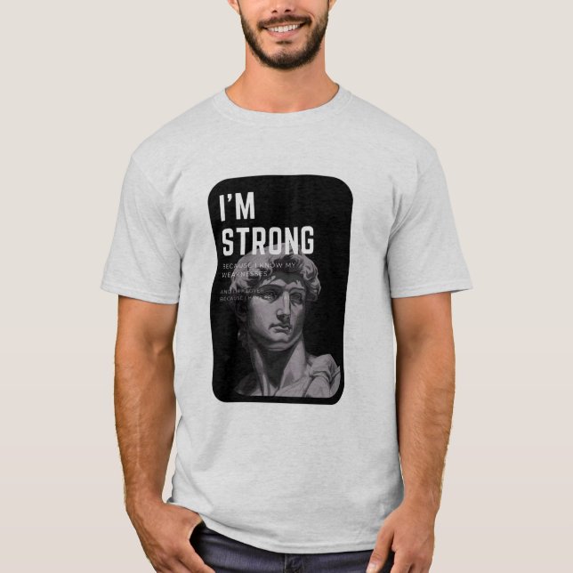 Camiseta Art Never Dies t-shirt | David Sculpture (Anverso)