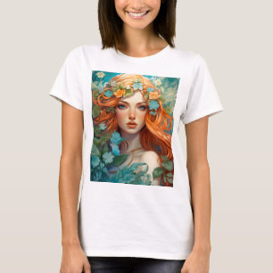 Camiseta Art Nouveau Aos sí Fairy