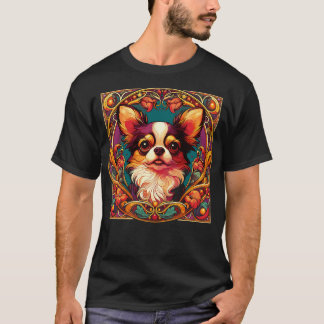 Camiseta Art Nouveau Chihuahua Funny Diseño Chihuahua