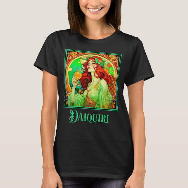 Camiseta Art Nouveau Daiquiri (Anverso)
