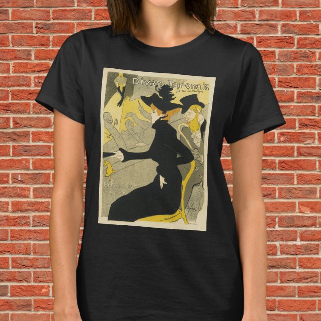 Camiseta Art Nouveau, Divan Japonais por Toulouse Lautrec (Subido por el creador)