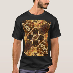 Camiseta Art Nouveau: La cosecha de oro marrón