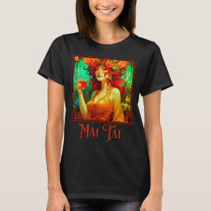 Camiseta Art Nouveau Mai Tai