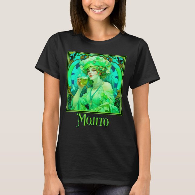 Camiseta Art Nouveau Mojito (Anverso)