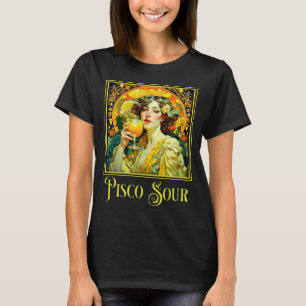 Camiseta Art Nouveau Pisco Sour