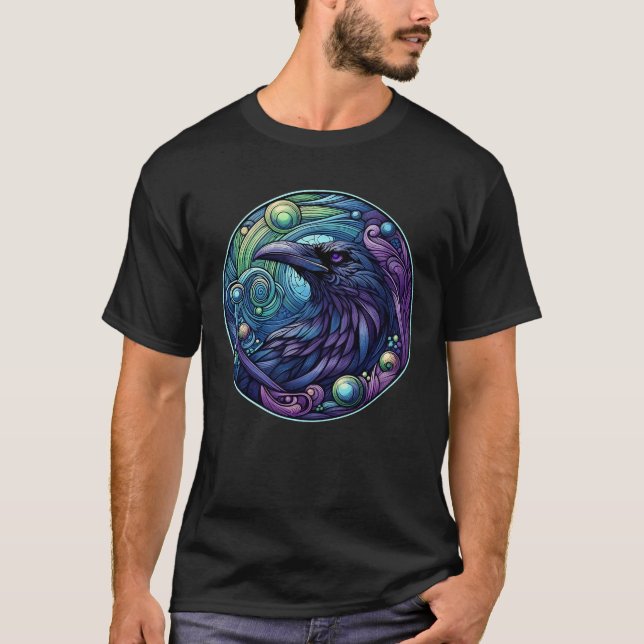 Camiseta Art Nouveau Raven 2 (Anverso)